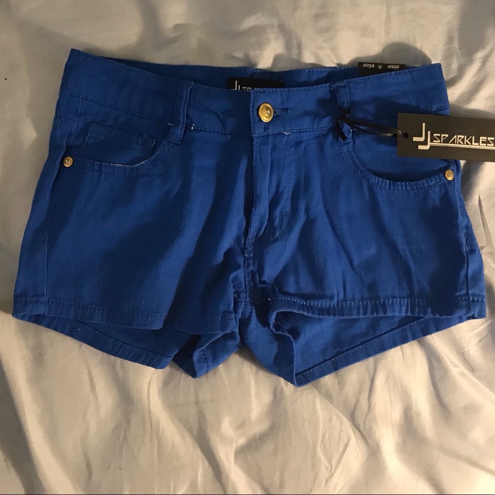Juniors Blue Mini Shorts Sz 5 RUNS SMALL